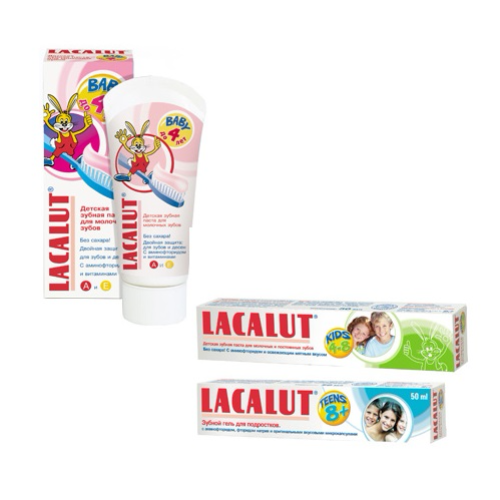 Lacalut детская зубная паста 